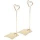 thumbnail image 1 of Table Number Holder, Place Card Holder Table Picture Stands Table Cardholder 6 X 2.4 X 1.9inch Portable Multipurpose  For Home For Wedding For Party For Office ANGGREK Oro, 1 of 8