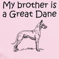 thumbnail image 2 of CafePress - My Brother Is A Great Dane Body Suit - Long Sleeve Cotton Baby Bodysuit, 2 of 4