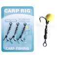 thumbnail image 2 of 3pcs Anti Bottom Fishing For combo Hook Barb Carp Fishhook with boilie screw, 8#, 2 of 6