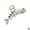 B, variant on Alloy Women's Fishbone Geometric Hair Claw for Styling, 10cm in Size