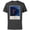 Charcoal, variant on Mickey Mouse Fantasia Retro Poster - Short Sleeve Cotton T-Shirt for Adults -Customized-Black