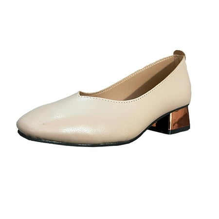 

TAIAOJING Women s Mid-Heel Shoes Slip On Shoes Outdoor Shoes Leisure Shoes Zapato