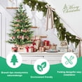 thumbnail image 4 of 2Ft Mini Christmas Tree with 230 Pe Tips, Cement-Filled Base, Tabletop Holiday Decor, 4 of 6