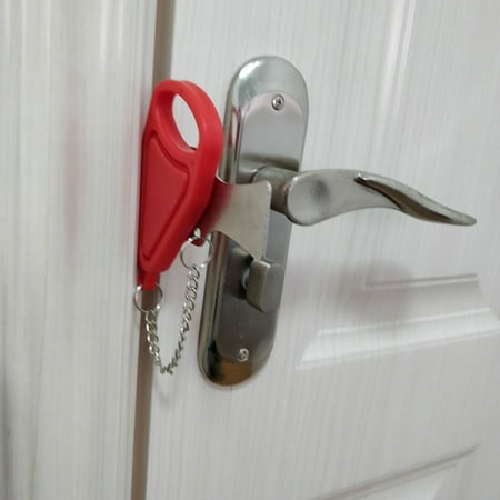 Addalock (1 Piece ) Portable Door Lock, Travel Lock, AirBNB Lock, School Lockdown
