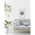 thumbnail image 4 of Parvez Taj "Half Butterfly Skull" Framed Painting Print, 4 of 6