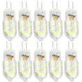 thumbnail image 6 of LNKOO 10-Pack G4 LED Bulb 12V JC G4 Bi Pin Bulb G4 20W Halogen Bulb Replacement 3000K for Landscape Ceiling Under Counter Puck Lighting-Clear Cover, 6 of 7