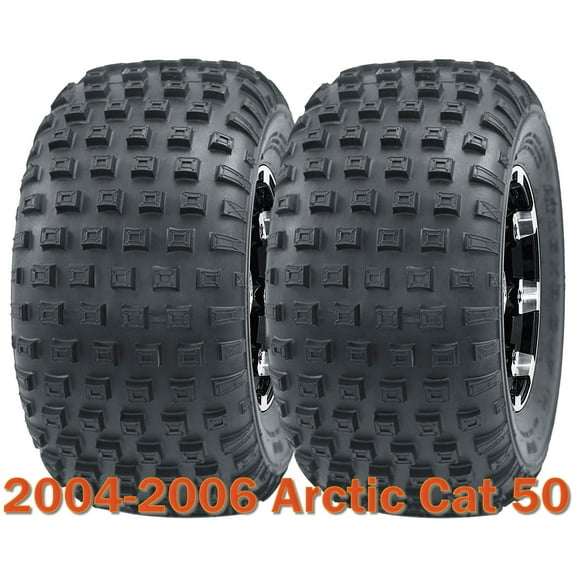 Set 2 Sport ATV tires 16x8-7 for 2004-2006 Arctic Cat 50