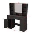 thumbnail image 6 of The white vanity with LED mirror is equipped with a hair dryer rack, and the vanity in the bedroom and dressing room is equipped with a dressing pad, 6 of 7