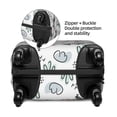 thumbnail image 5 of Wukai Dachshund Dog Puppy Elastic Luggage Cover: Personalized Protection for Your Suitcase - Fits 19~29-inch, Washable & Durable Travel Companion-Small, 5 of 8