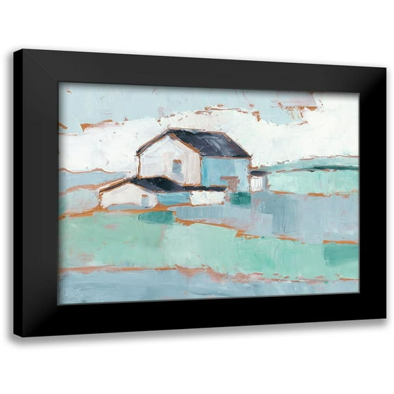 Harper, Ethan 14x12 Black Modern Framed Museum Art Print Titled - Farm Ridge II