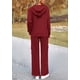 thumbnail image 2 of Conjunto Deportivo Mujer PRETTYGARDEN Sudadera con Capucha Pantalones Cargo Vino Rojo S, 2 of 8