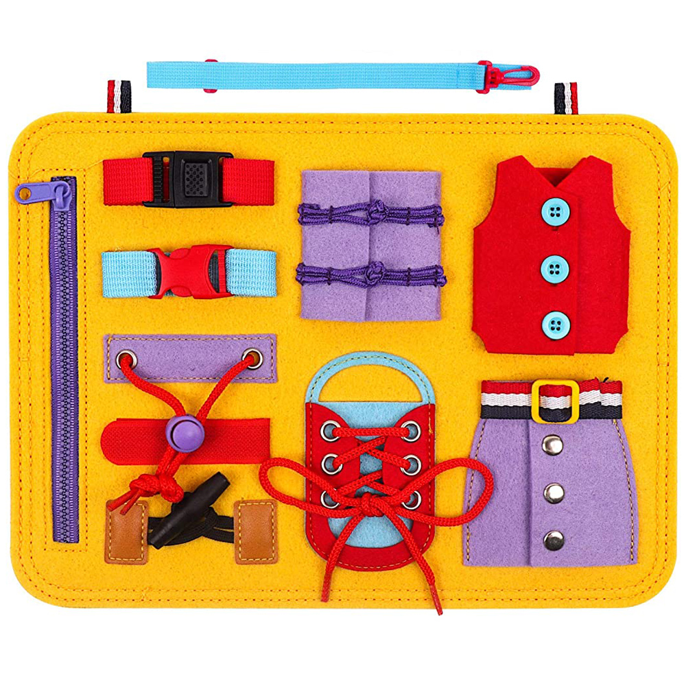 Busy Boards for 1 2 3 4 Years Old, Preschool Educational Toys for Kids Learning Basic Motor