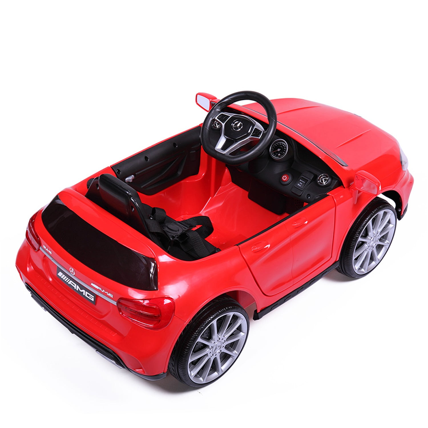 CIPACHO Mercedes Benz AMG 6V Kids Ride-On Car, Battery-Powered Electric Vehicle Toy with Remote Control for Children 3-8,  Red