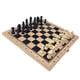 thumbnail image 3 of Juego de piezas de ajedrez de madera portátiles Juego de Egs clásico para niños y adultos Los 34x34cm, 3 of 9