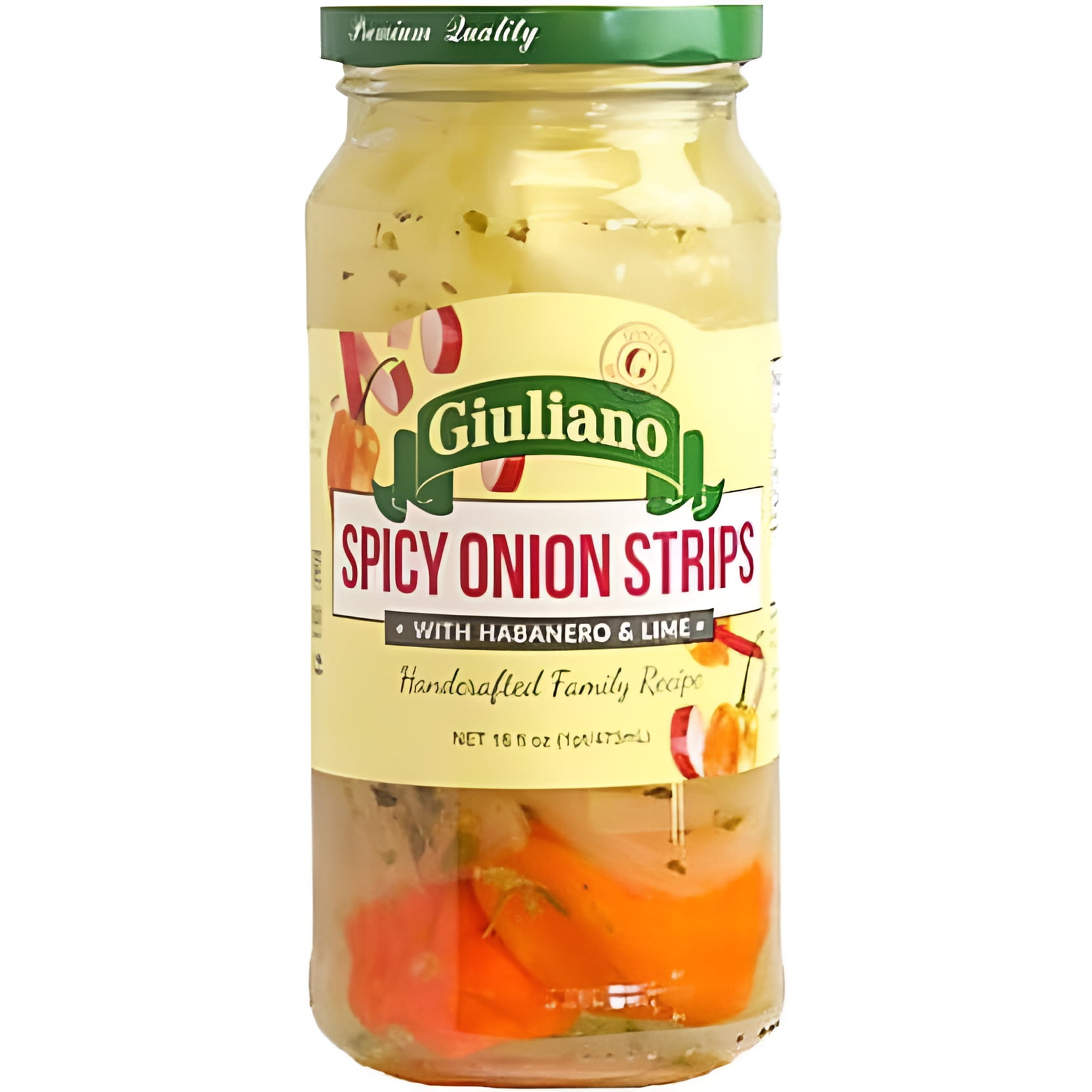 Giuliano Spicy Onion Strips with Habanero and Lime, 16oz