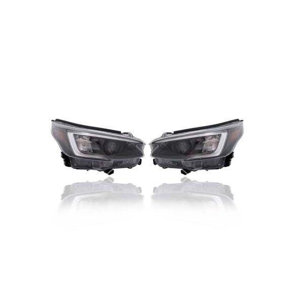 Headlight Assembly - Compatible/Replacement for '20-20 Subaru Legacy/Outback Base/Premium/Sport/Onyx - LED/Standard - Pair, Left Driver + Right Passenger Set - 84002AN10A, 84002AN11A - CAPA