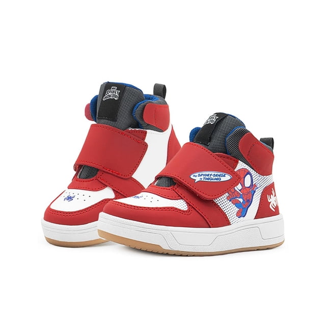 Tenis Bota Tropicana Niño Spider-Man Antiderrapante Rojo 12