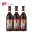 thumbnail image 1 of Kit de 3 Vino Tinto Kosher Kedem Premium Naturalmente Dulce Concord 750 ml USA, 1 of 2