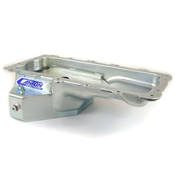 Canton 15-780 Oil Pan Street Rear T-Sump - 7 qt - 6-1/4 in Deep Steel Cadmium