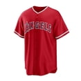 thumbnail image 2 of Men's Los Angeles Angels Baseball Jersey OHTANI 17# TROUT 27# RENDON 6# Adult Replica Player Name Navy Jersey, 2 of 4