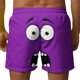 thumbnail image 3 of Pantalones Cortos de Cintura Elástica de los Hombres Casual Divertido Impreso Pantalones Cortos de Natación, Bajos de Playa de Verano Ligeros con Bolsillos, 3 of 5