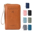 thumbnail image 6 of Passports Case Passports Holder Covers Travel Wallet PU Leather Card Case Travel Accessories for Women and Men, 6 of 8