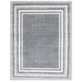 thumbnail image 4 of SAFAVIEH Border & Stripe Hyram Bordered Shag Area Rug, Grey/Ivory, 5'3" x 7'6", 4 of 4
