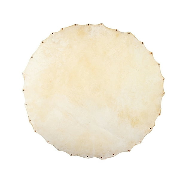 EDFRWWS Drum Goat Skin Head for African Tambourine Percussion Drum Part