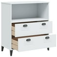thumbnail image 3 of vidaXL Bookcase VIKEN White 80x40x90 cm Engineered Wood, 3 of 5