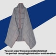thumbnail image 6 of Ultra-Thin Portable Camping Blanket, 55"x79" — Water-Resistant, Warm & Fluffy Outdoor Blanket with Carry Bag for Park, Hiking, Camping, Office & Car, 6 of 6