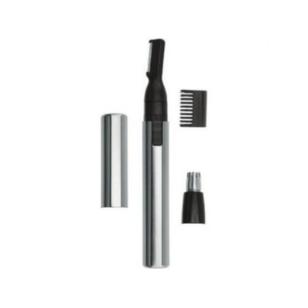 Micro Groomsman AAA Pen Trimmer, Detailing Head, Ideal for Detailing Bikini Areas, Sideburns, Necklines, Goatees, and Mustaches, Plus Eyebrow Attachment to Create Shorter.., By
