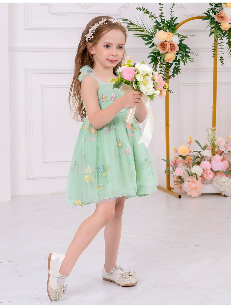 sachin and babi light blue dress Fairy First Birthday Party Winged Outfits main image 0