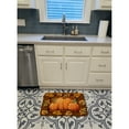 thumbnail image 3 of Carolines Treasures PTW2009RUG Pumpkins and Fall Leaves Machine Washable Memory Foam Mat 19 X 27" multicolor, 3 of 4