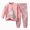 G914-Light Pink, variant on HFHAPW Little Girl Boys' Pajamas Sets Cute Graphic Toddler Pjs Kids Sleepwear Fall Winter