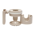 thumbnail image 1 of Portabotellas para cochecito, portavasos con carrito, organizador para cochecito de bebé, se adapta a la mayoría de tazas, portavasos giratorio para Caqui, 1 of 8