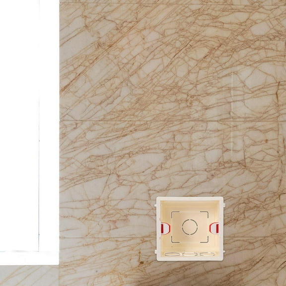 OATIPHO Junction Box Inside Wall PVC Electrical Outlet Boxes Multi 3Pcs