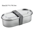 thumbnail image 3 of PENGXIANG Stainless Steel Bento Lunch Box Large Metal Bento Lunch Box Container for Students Workers Business Men, 3 of 3