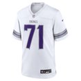 thumbnail image 2 of Men's Nike Christian Darrisaw  White Minnesota Vikings Alternate Game Jersey, 2 of 3