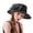 Black, variant on DFEK Elegant Women's Summer Wide Brim Floral Hat for Beach Wedding Bridal Shower and Sun Black One Size