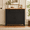 Black, variant on Pine Wood Sideboard & Buffet: 43.89" Wide with 2 Doors and 1 Drawer Unfinished - From the Tree Furniture
