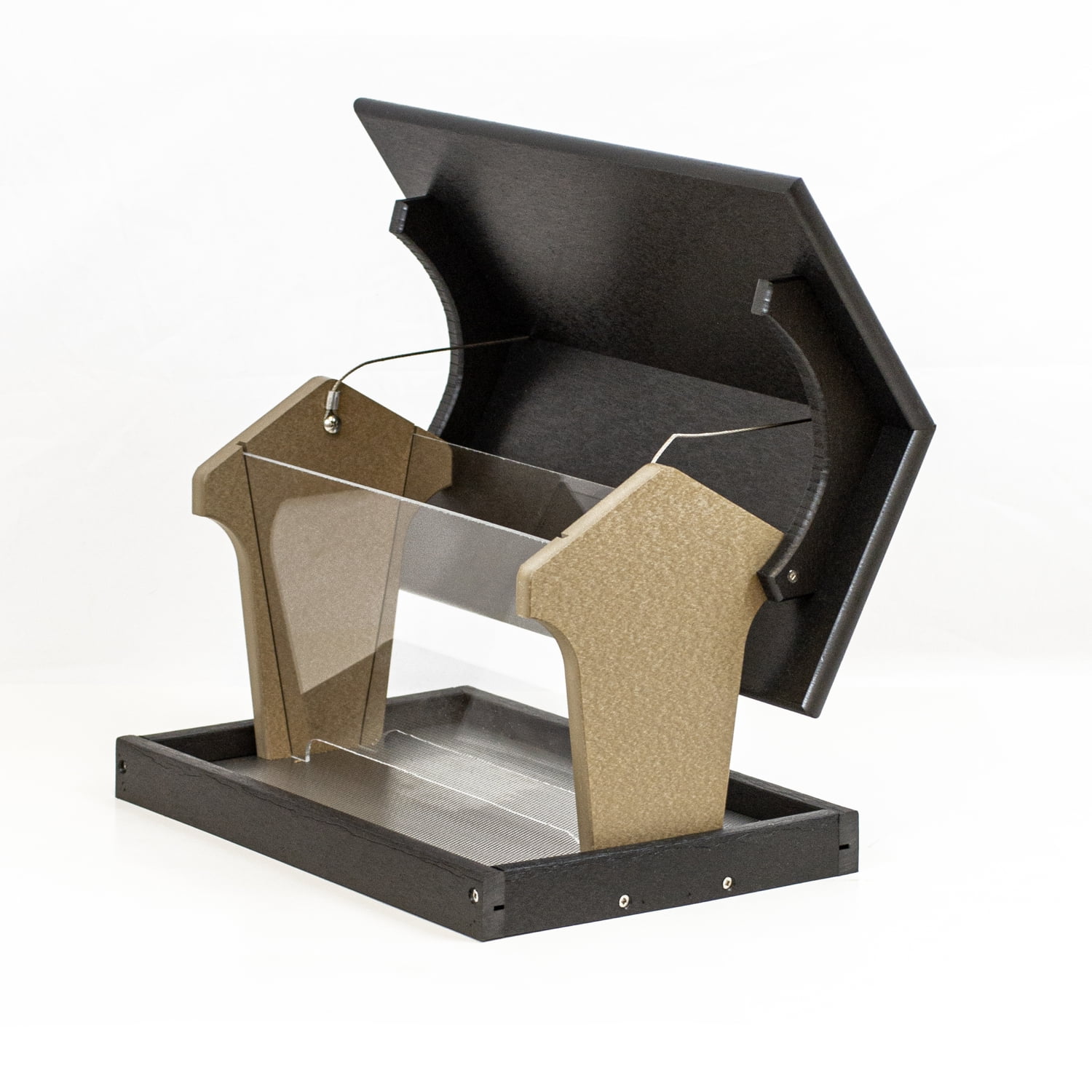 OUTDOOR LEISURE PRODUCTS Hopper Bird Feeder Made with High Density Poly Resin
