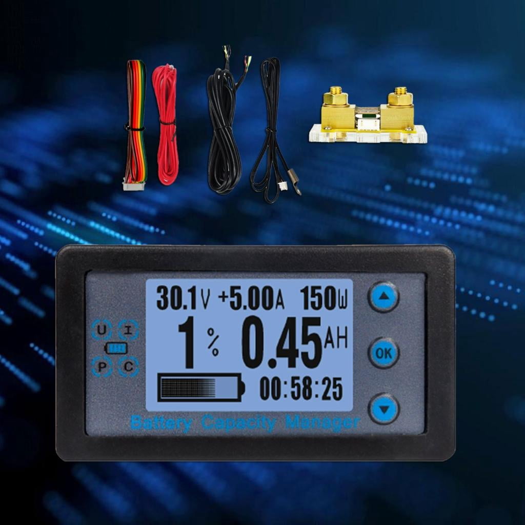 CEORPER DC8-120V 200A Voltmeter Ammeter Car Battery Tester Capacity Voltages Meter