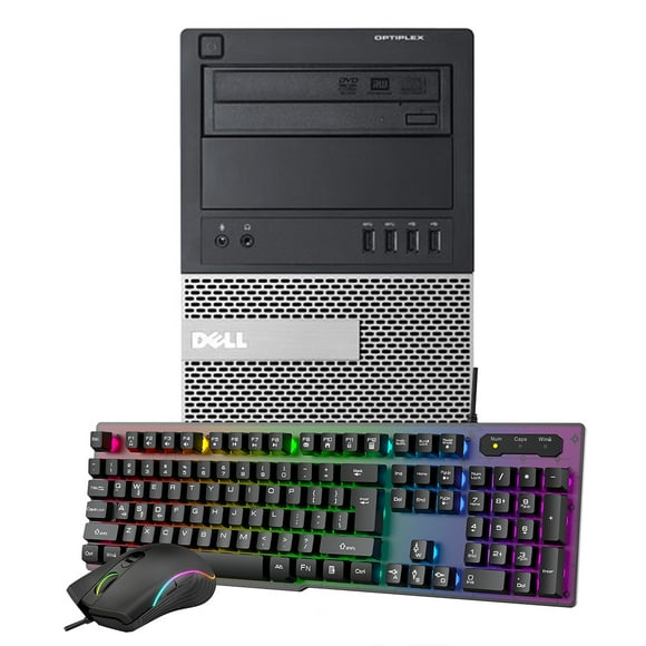 Fast Dell Optiplex 9020 Mini Tower Gaming Desktop PC, Intel Core i5-4570-3.20 GHz, 16 GB Ram, NEW 1TB SSD Drive, WiFi, AMD Radeon RX 550 4GB, DVD-RW, Windows 10 Pro (A Grade)