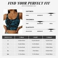 thumbnail image 5 of Pofeuu Spacecraft Print Sports Bra for Women Sexy Vest Yoga Running Gym Fitness Crop Bras Tops-Medium, 5 of 8