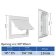 thumbnail image 3 of White ABS Inspection Port Inspection Ceiling Decorative Door Inspection Port, 3 of 8
