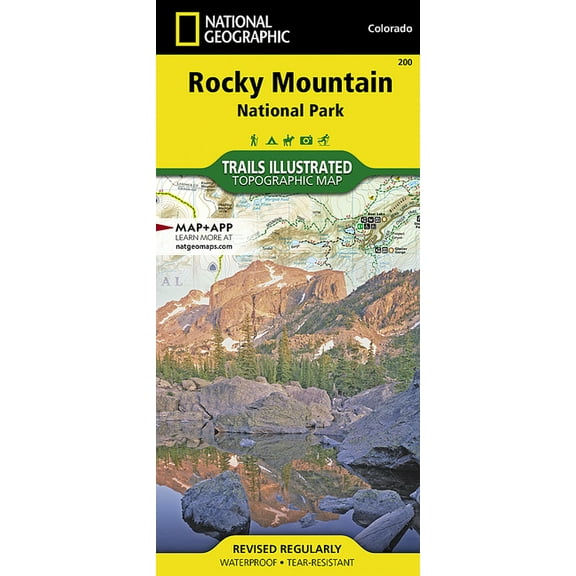 National geographic maps: trails illustrated: rocky mountain national park - folded map: 9781566953429