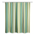 thumbnail image 2 of Creative Products Green Stripes 71x74 Shower Curtain, 2 of 2