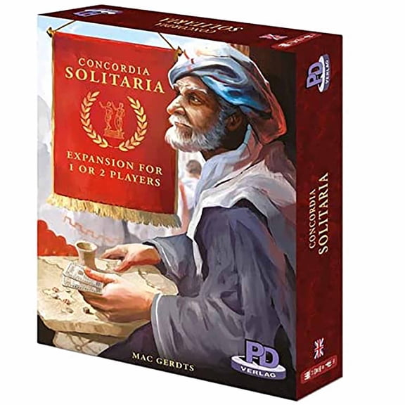 Rio Grande Games: Concordia Solitaria Expansion - Strategy Board Game Expansion to Concordia - Ages 14 , 1-2 Players, 60 Min Game Play