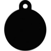 KABA ILCO TAG-CIRCLE-6L Circle Pet Tag, Large, Black