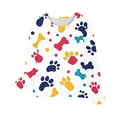thumbnail image 4 of AJTQTH Kids T-Shirts Spring Fashion Long Sleeve Cute Cartoon Pattern Print Crew Neck Basic Pullover Tops Funny Pattern Graphic Tees Shirt Mulitcolor#06 3-4 Years, 4 of 6